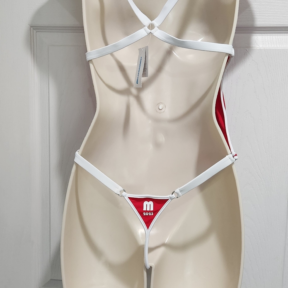Wicked Weasel Microminimus Birthday 2023 Red One Piece M